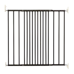 DogSpace - Lucky - przykręcana bramka dla psa, czarna (62.5-106cm)